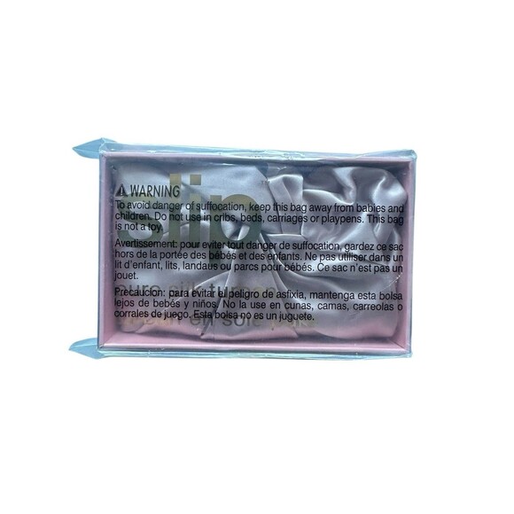 Slip Silk Turban in Pink One Size Double-Lined Pure Mulberry Silk New Sealed - Picture 7 of 10